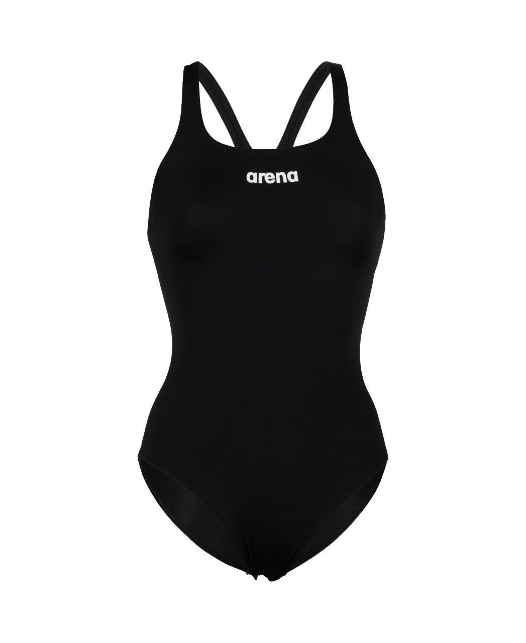 Arena Women's Team Swim Pro Solid Swimsuit Swimming Costume Girls Black BNWT
