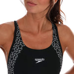 Speedo Women's Boomstar Splice Flyback Swimsuit Swimming Costume BNWT