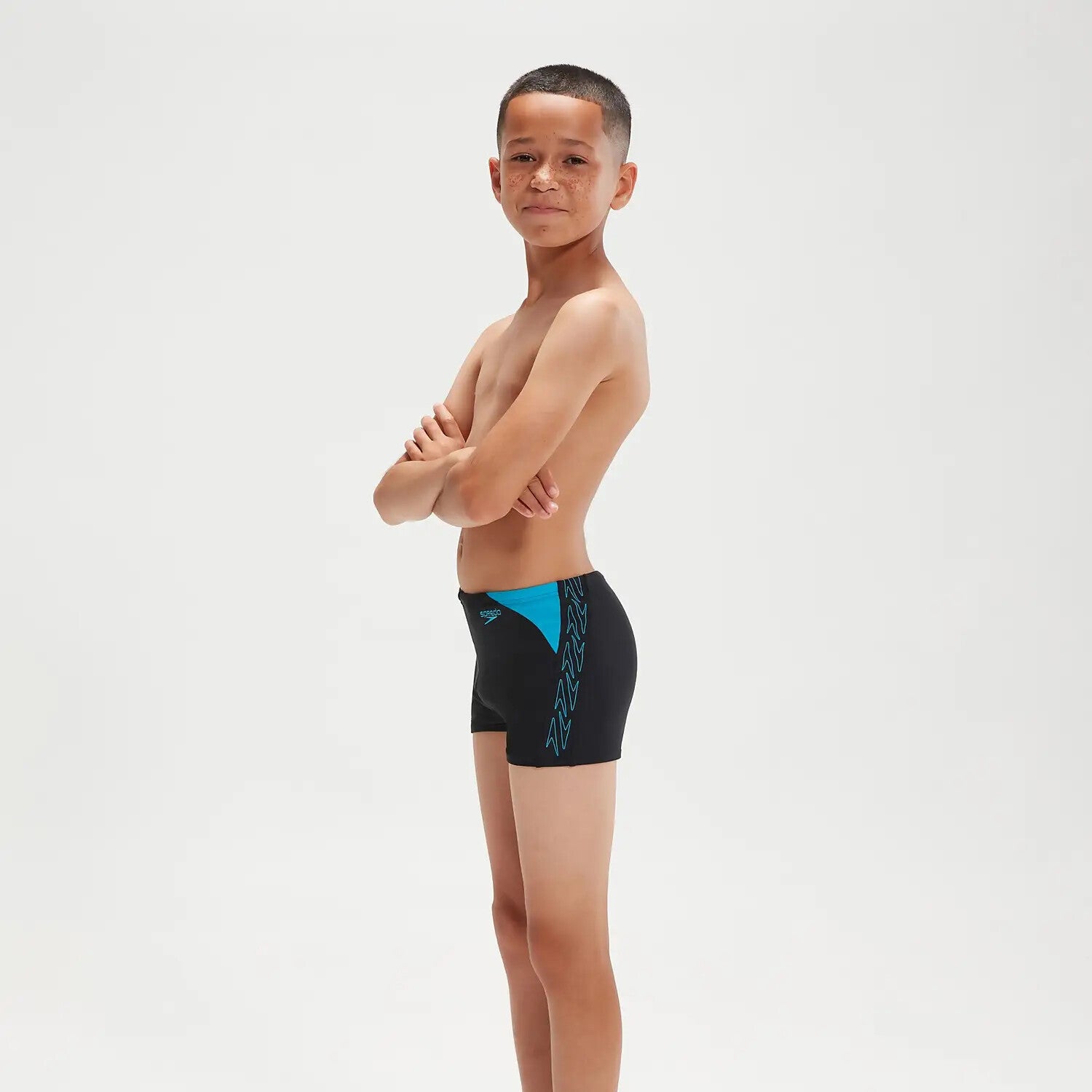 Speedo Boy's Hyperboom Splice Aquashort Trunks Swimsuit Swimming Costume Shorts