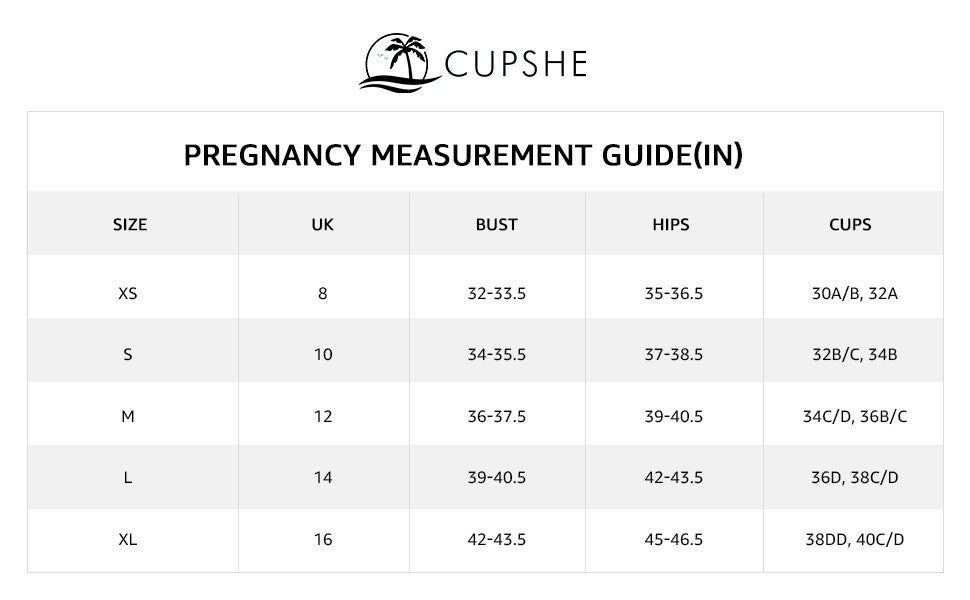 Cupshe Women's Ruffle Maternity Pregnancy Swimsuit Swimming Costume Ruched BNWT