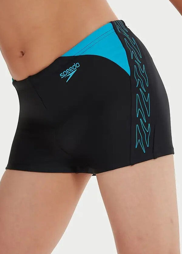 Speedo Boy's Hyperboom Splice Aquashort Trunks Swimsuit Swimming Costume Shorts