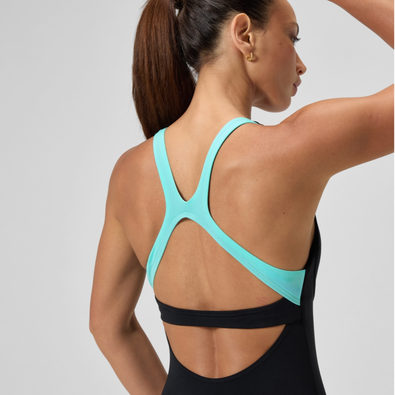Speedo Women's Flex Band Swimsuit with Swim Bra Swimming Costume BNWT
