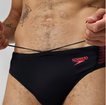 Speedo Men's Hyperboom Splice 7cm Brief Swimming Costume Swimsuit Briefs BNWT