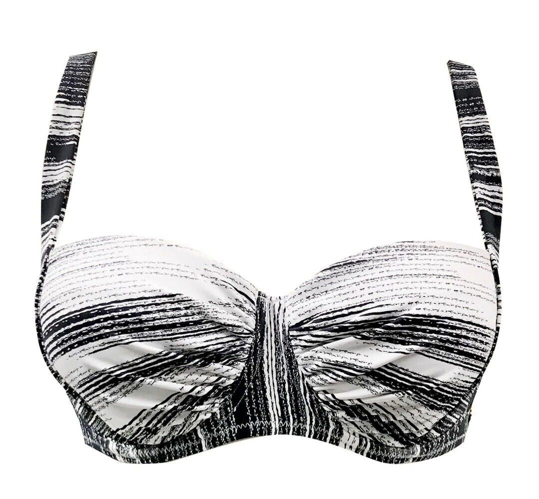 Sunseeker Women's Let's Get Physical Bikini Top Padded Swimsuit UK 10 12 BNWT