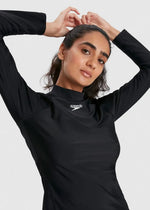 Speedo Women's Printed Long Sleeved Rash Top Swimsuit Swimming Costume BNWT