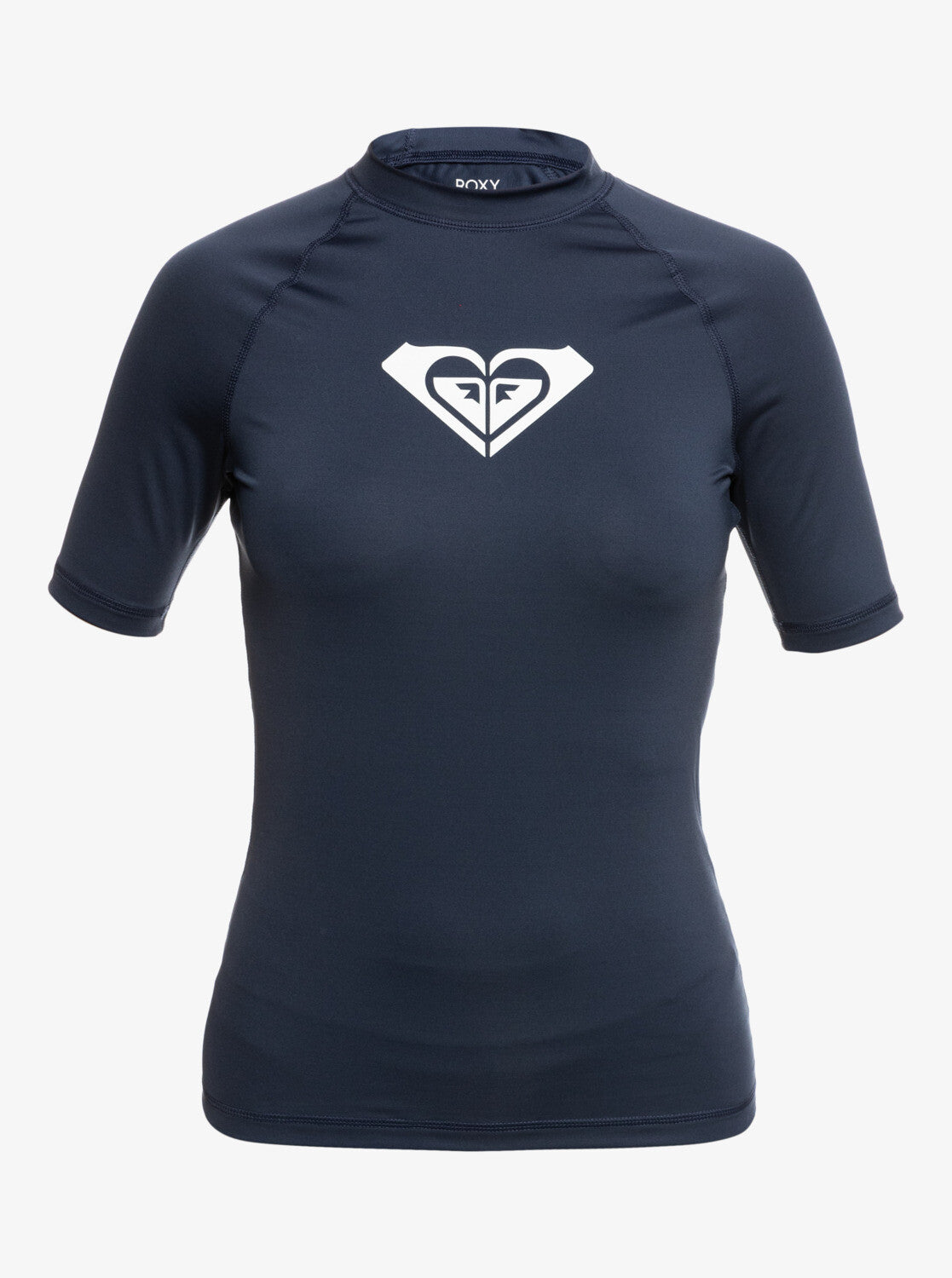 Roxy Whole Hearted Short Sleeved Rash Vest in Mood Indigo T-Shirt UV UPF 50 BNWT