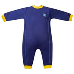 Splash About Baby Wetsuit Warm In One Baby And Toddler Navy Yellow BNWT