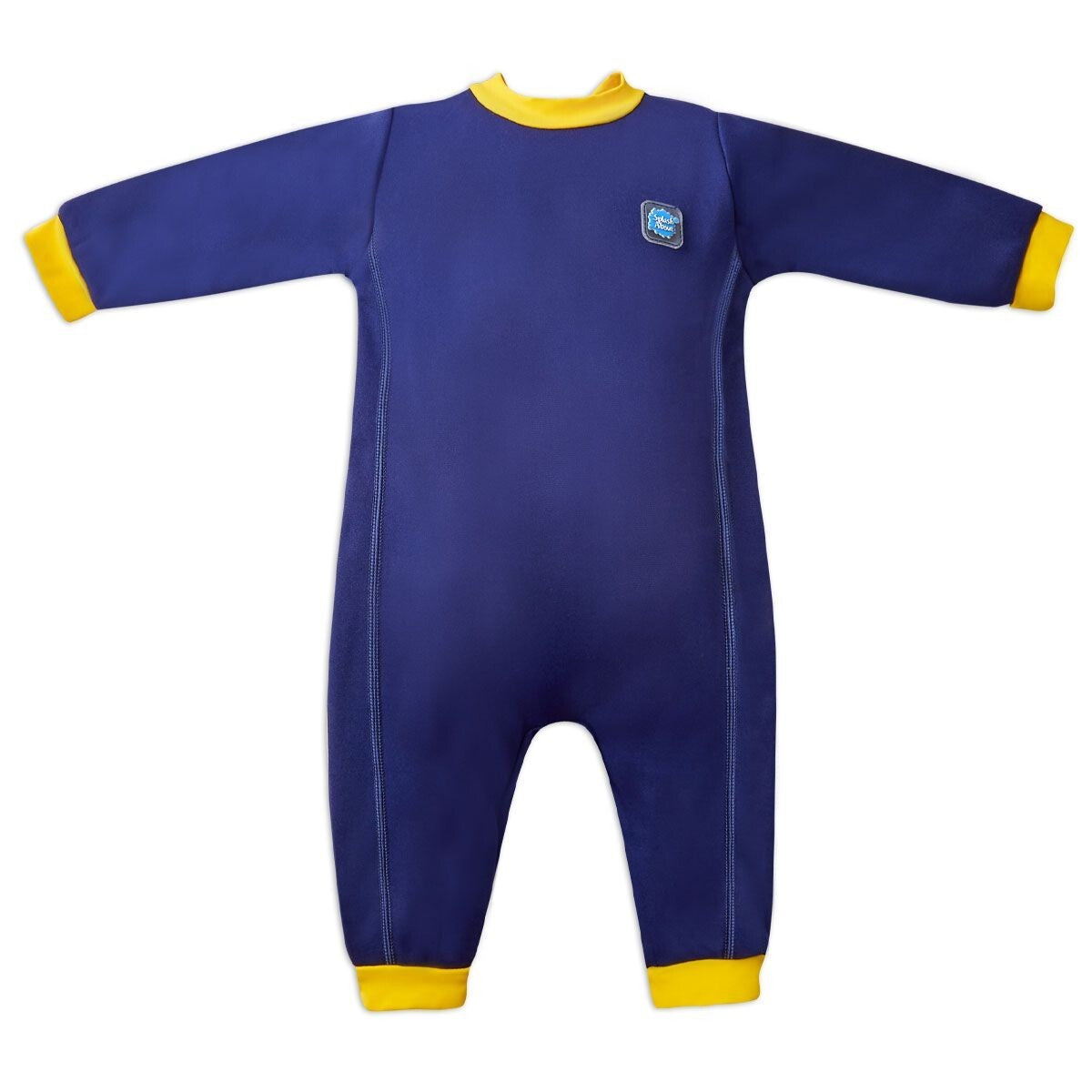 Splash About Baby Wetsuit Warm In One Baby And Toddler Navy Yellow BNWT