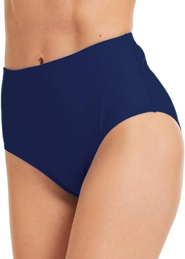 Micosuza Women's High Waist Swim Briefs Swimsuit Swimming Costume Bikini Bottoms