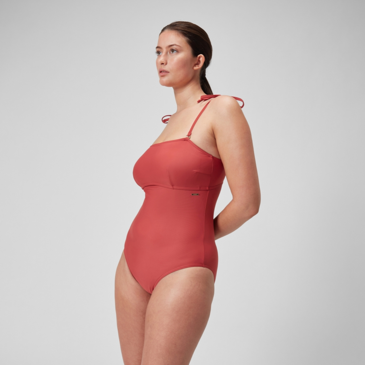 Speedo Women's Shaping Bandeau Swimsuit Swimming Costume Ladies Swimwear BNWT