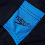 Speedo Men's Boom Logo Splice 7cm Brief Swimming Costume Swimsuit Navy BNWT