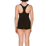 Arena Girl's Combi-Short Finding Swimsuit Swimming Costume Legsuit Black BNWT