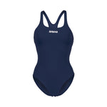 Arena Women's Team Swim Pro Solid Swimsuit Swimming Costume Girls Navy BNWT