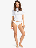 Roxy Women's Whole Hearted Short Sleeved Rash Vest Top Surf Shirt Swimsuit BNWT
