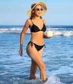 CharmLeaks Women's Medium Waist Bikini Bottom Swimsuit Swimming Costume BNWT