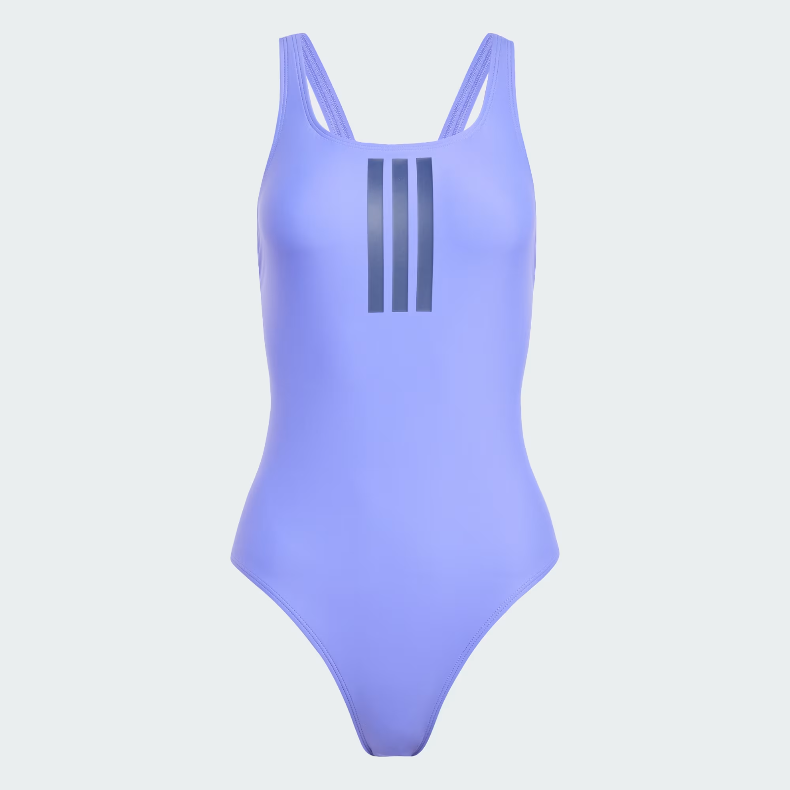 Adidas Women's 3-Stripes V Back One Piece Swimsuit Swimming Costume JG5816 BNWT