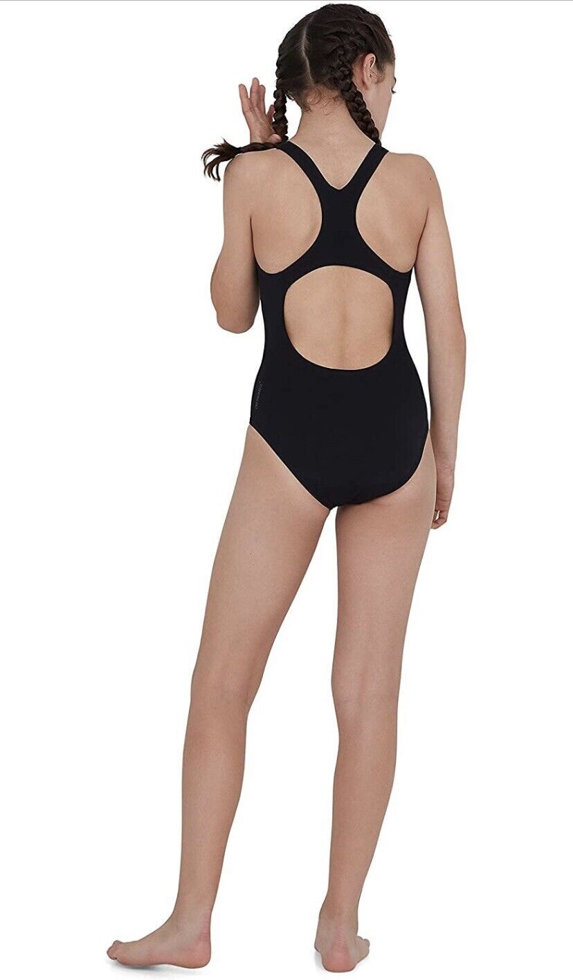 Speedo Girls Junior Essential Endurance+ Medalist Swimsuit Swimming Costume BNWT