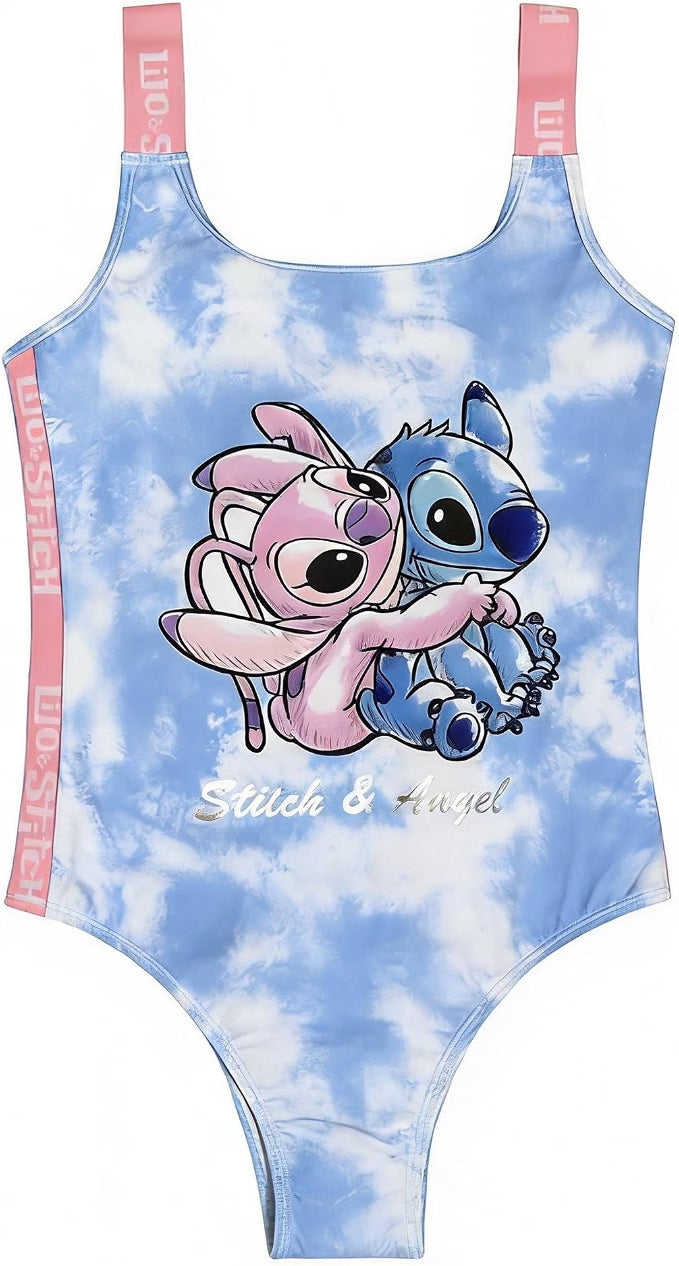 Disney Lilo, Stitch & Angel Girl's Swimsuit Swimming Costume
