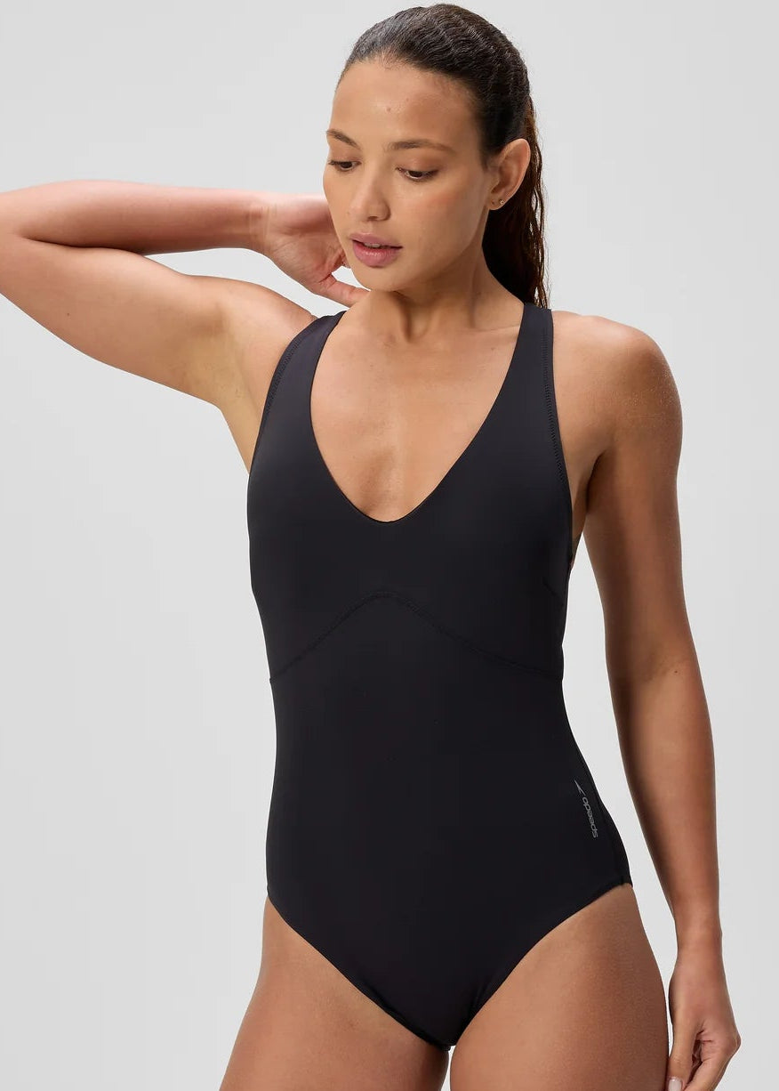 Speedo Women's Sculpture Butterfly Back Swimsuit Swimming Costume