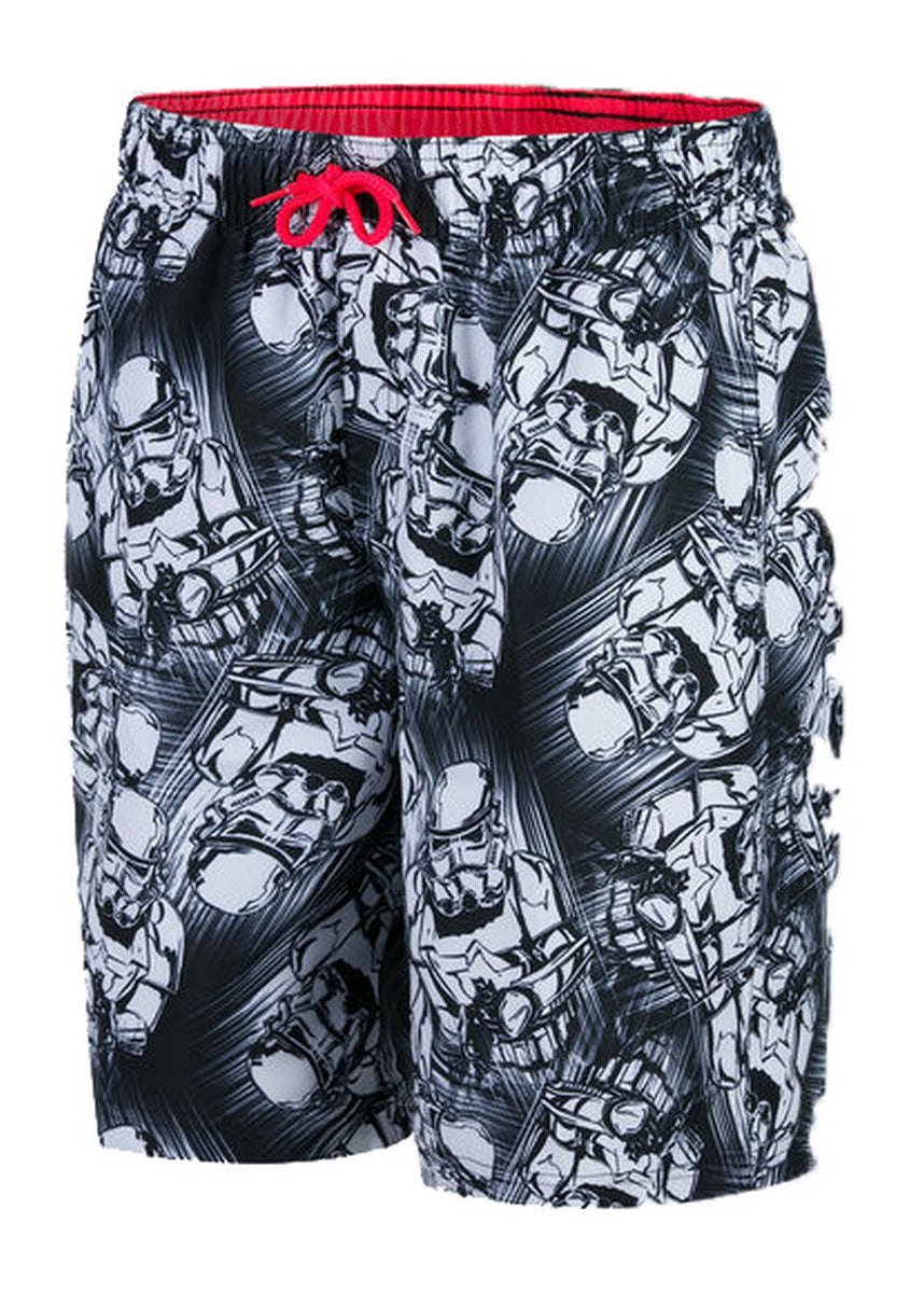 Speedo Boy's Star Wars Print 17" Watershort Trunks Swimsuit Swimming Costume