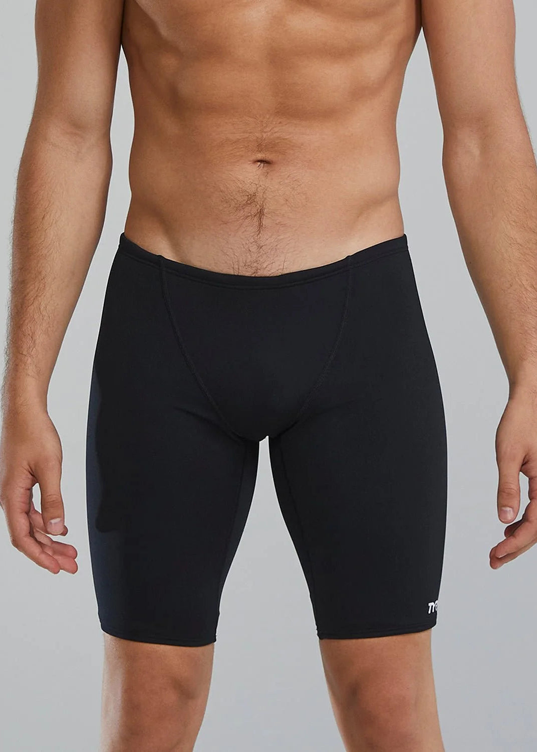 TYR Men's Durafast One Solid Jammer Swimsuit Swimming Costume - Black