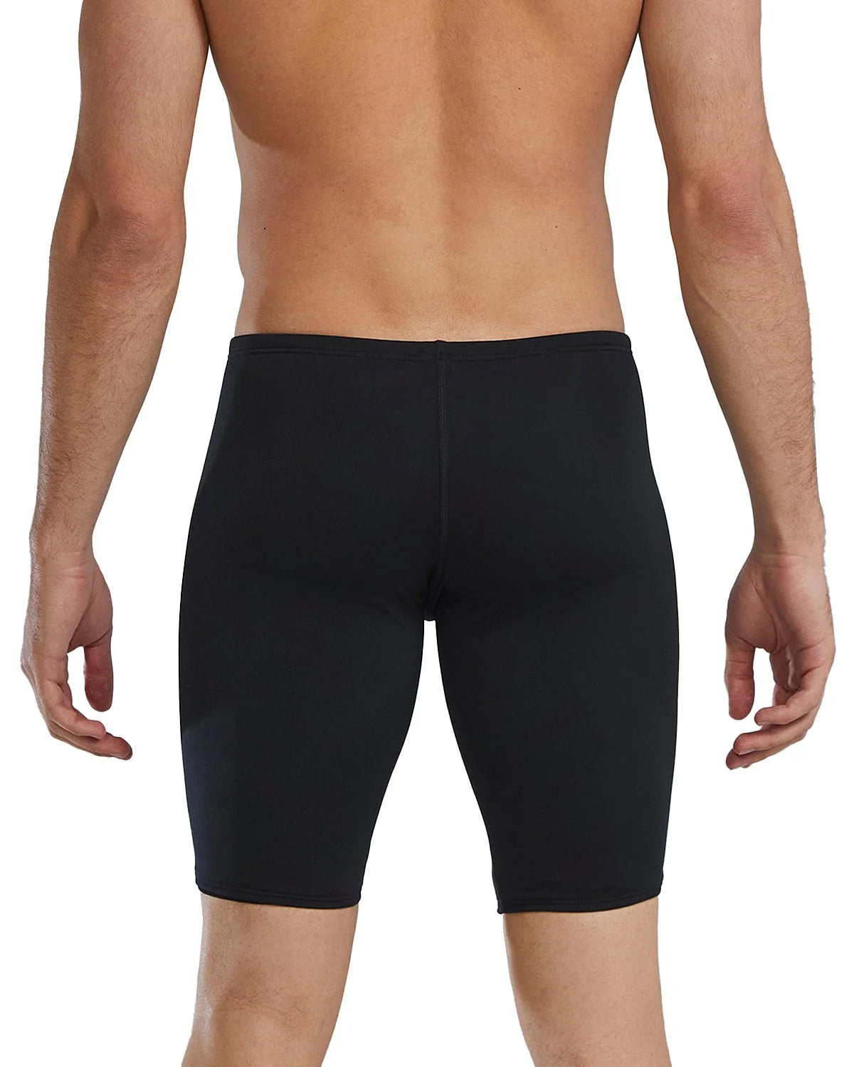TYR Men's Durafast One Solid Jammer Swimsuit Swimming Costume - Black