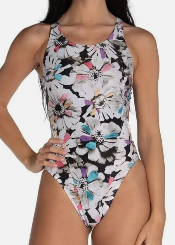 Arena Women's Zinnia Party Swim Tech Back Swimsuit Swimming Costume