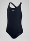 Speedo Endurance+ Medalist Girls Swimsuit Swimming Costume Navy