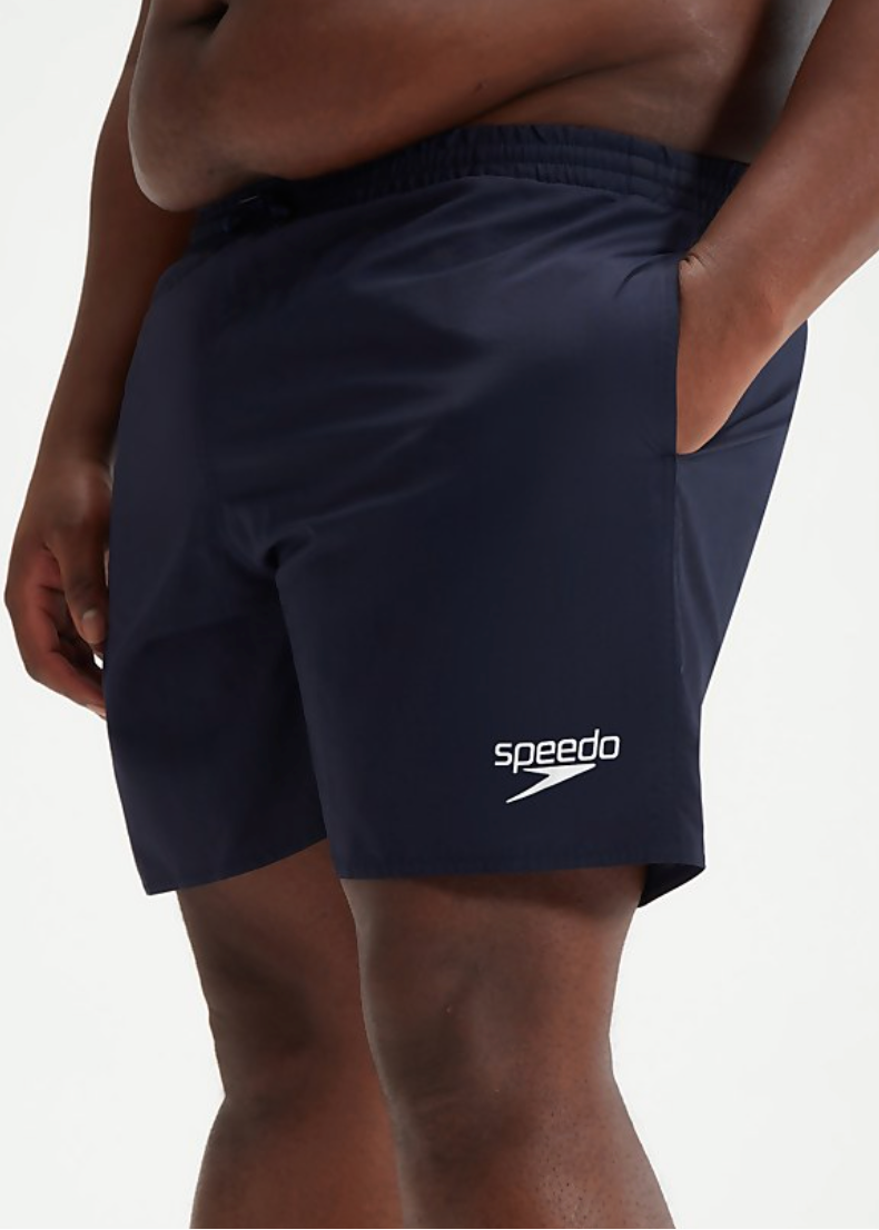 Speedo Men's Plus Size Essential 16" Swim Shorts Watershort - Navy