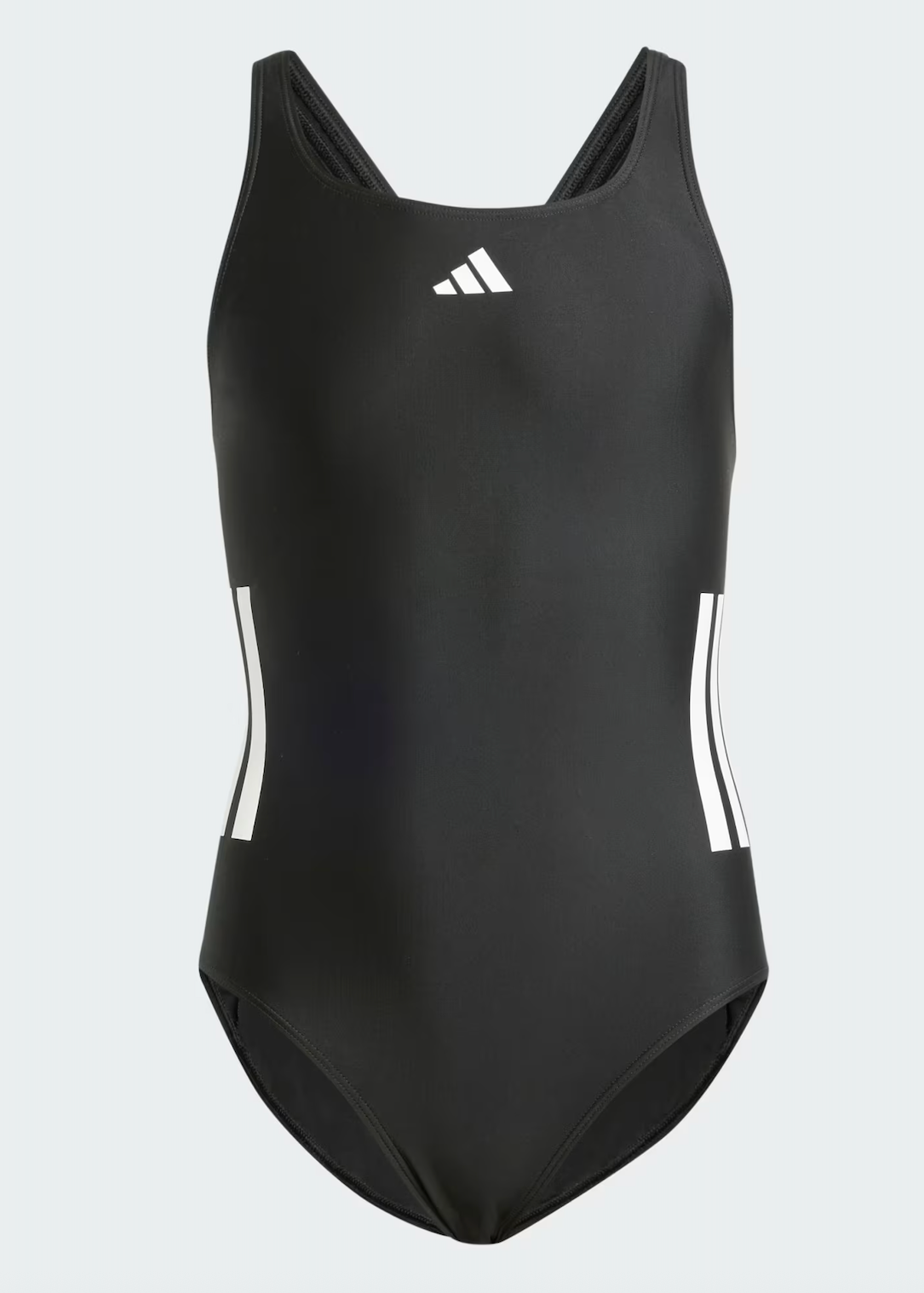 Adidas Girls 3 Stripe C-Back Kids/Junior Swimsuit Swimming Costume JN6577