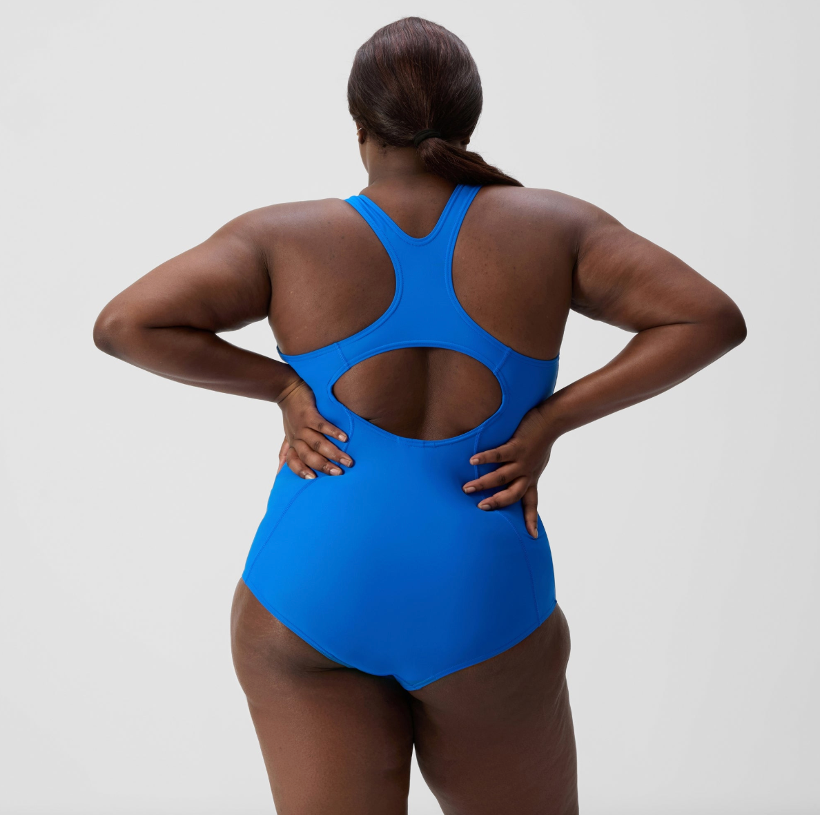 Speedo Women's Plus Size Placement Medalist Swimsuit Swimming Costume