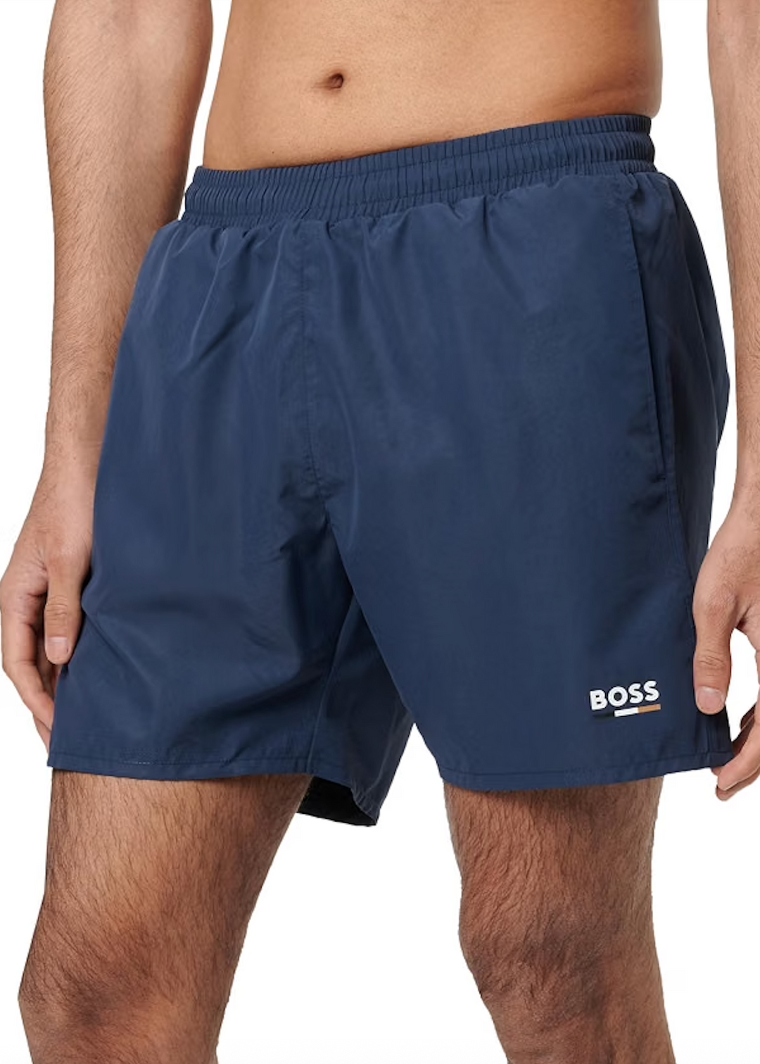 Hugo Boss Men's Swordfish Swim Shorts Trunks Swimming Swimsuit - Navy