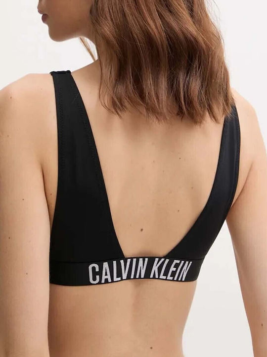 Calvin Klein Women's Triangle Bralette Bikini Top Swimsuit Swimming KW0KW02832