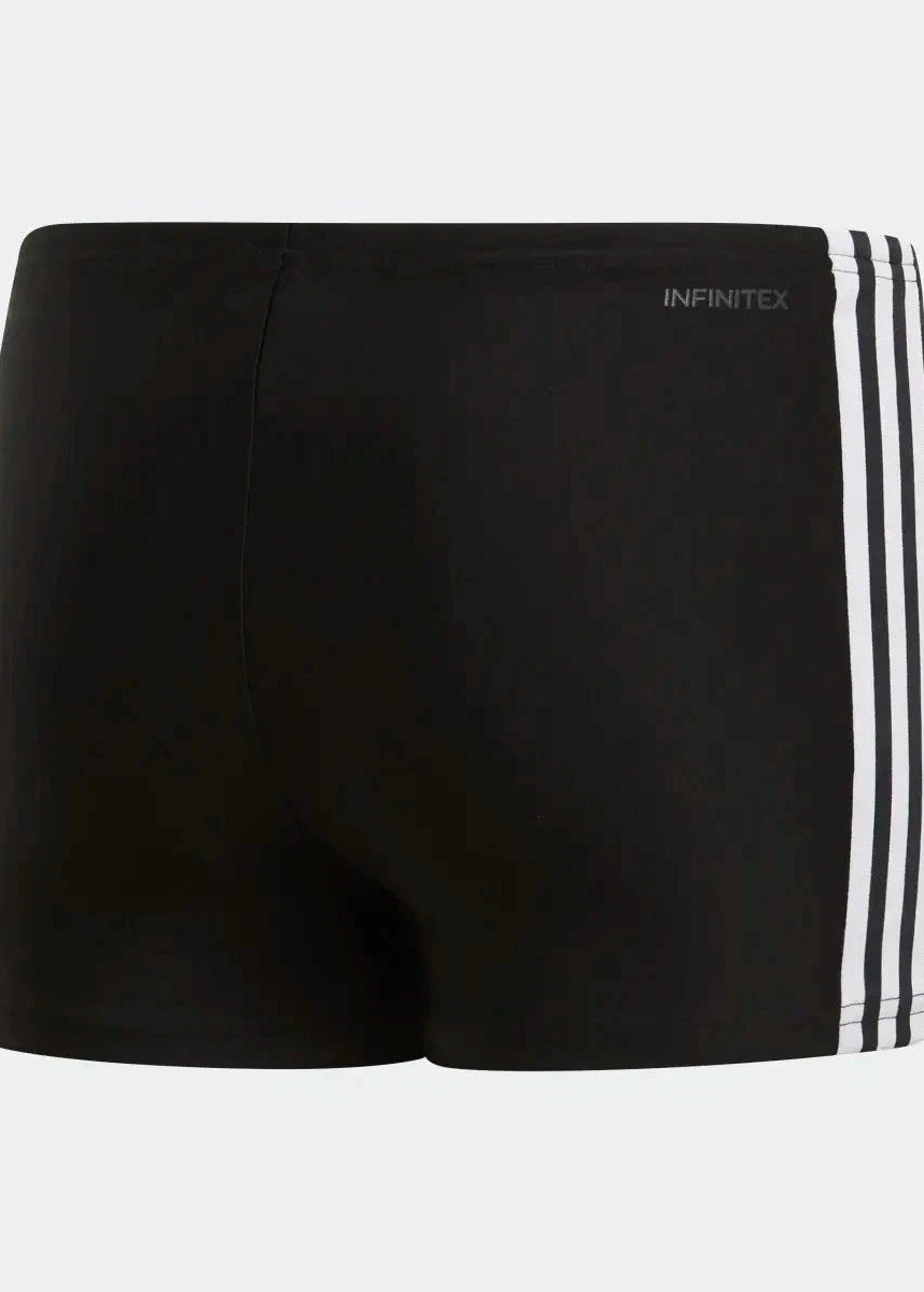 Adidas Boy's Classic 3 Stripes Swim Shorts Swimsuit Swimming Costume Boxer
