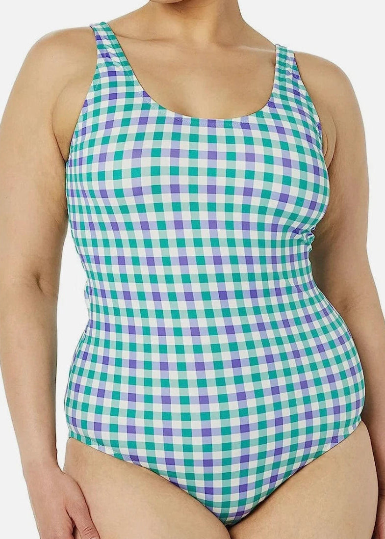 Amazon Essentials Women's One Piece Coverage Swimsuit Swimming Costume